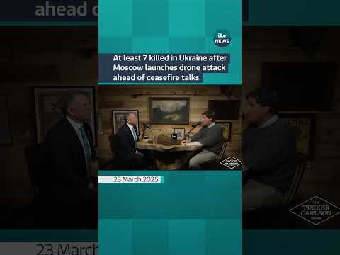 The attacks came ahead of ceasefire negotiations in Saudi Arabia #itvnews #ukraine #russia #usa