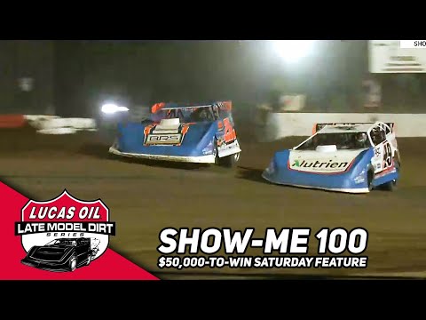 $50,000 Feature | 2023 Show-Me 100 at Lucas Oil Speedway - dirt track racing video image