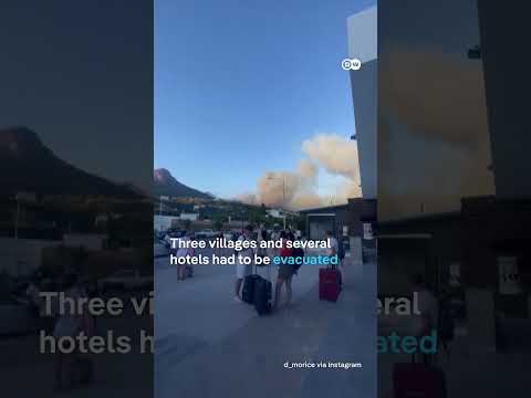 Wildfires spread rapidly on Greece's largest island, Crete | DW News