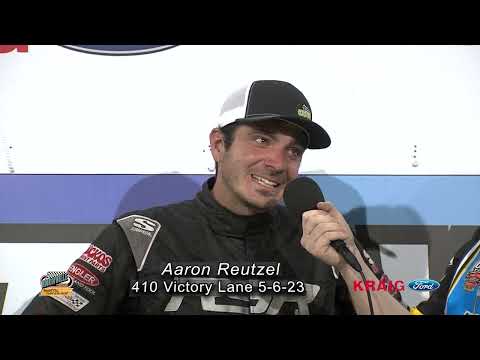 Knoxville Raceway 410 Victory Lane / Aaron Reutzel / May 6, 2023 - dirt track racing video image