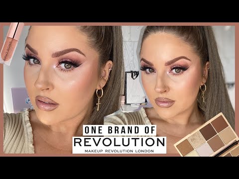 full face of MAKEUP REVOLUTION ? *one brand tutorial* affordable & amazing tbh