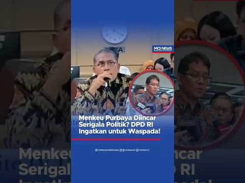 Video thumbnail Anggota DPD RI asal Banten, Ali Alwi, mengingatkan Menteri Keuangan Purbaya agar berhati-hati terhad