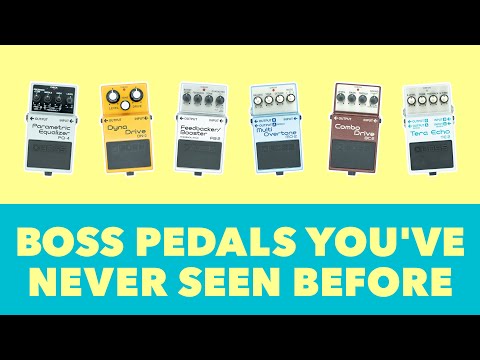 Boss Pedals You've Never Seen Before