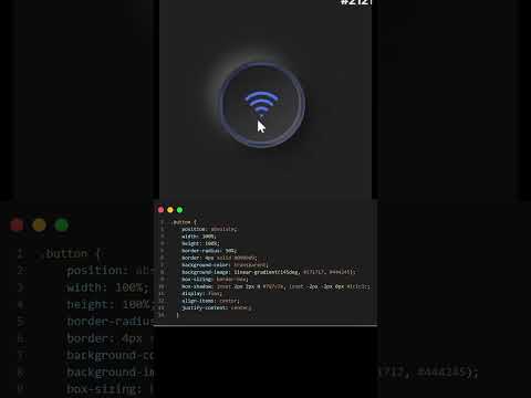 Wifi Effect Using Html and css #html #cssonly #shorts
