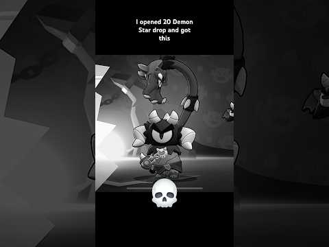 I Opened 20 Demon Star Drops and got these skins In Brawl Stars #brawlstars #shorts #season32