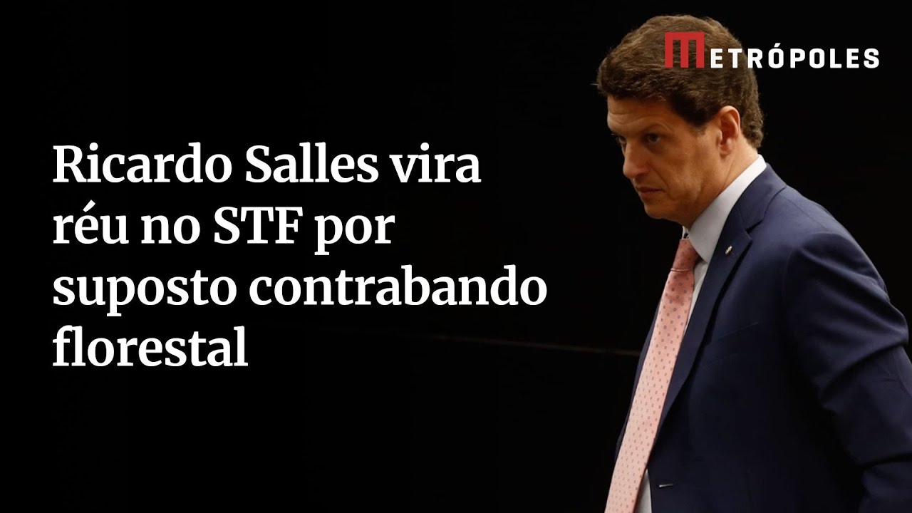Ricardo Salles vira réu no STF por suposto contrabando florestal