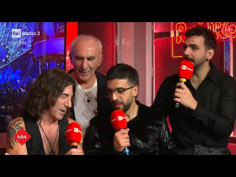 Intervista a Il Volo e Stef Burns (4ª serata) - Radio2 a Sanremo