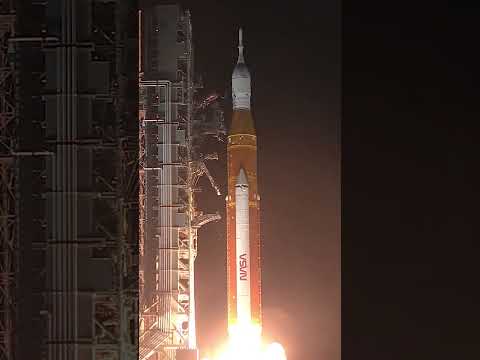 Watch NASA's Massive Artemis 1 Rocket Launch In Slow-Mo