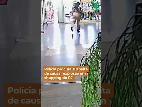 Polícia procura suspeita de causar explosão em shopping do RJ #Shorts #FalaBrasil