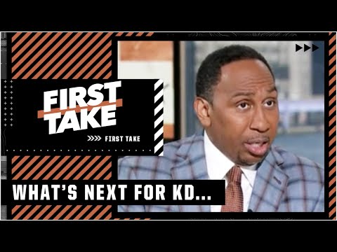 NO LOOKING BACK?! Stephen A. talks about how KD can overcome narratives  | First Take video clip