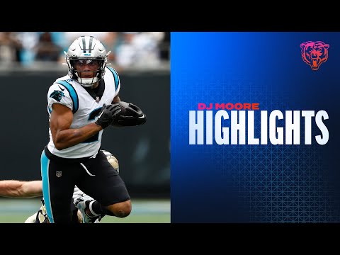 DJ Moore’s top career plays | Highlights | Chicago Bears video clip