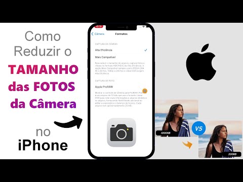 Como Reduzir o Tamanho (MB) das FOTOS da Câmera do iPhone