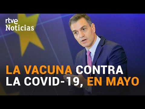 SÁNCHEZ dice que la VACUNACIÓN podría empezar en SEIS MESES | RTVE