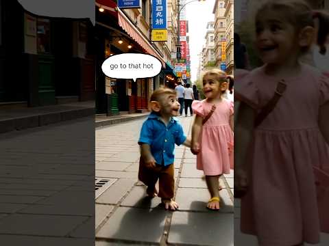 "Hardworking Baby Monkey 🐵💪 | From Poor to Proud 🍽️ | Heartwarming Short Story ❤️" #shorts