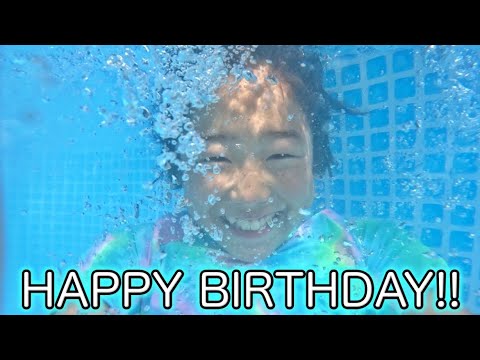 誕生日にねねが選んだのはここ！🩵🎞️🏊🥋❤️‍🔥