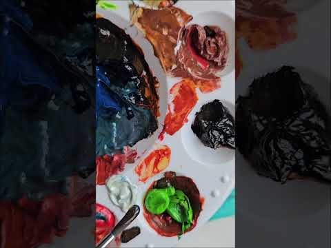 Under The Sea #minisatisfying #asmr #paintstudio
