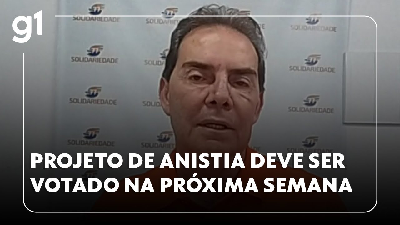 Jornal da Globo: Relator diz que projeto de anistia deve ser votado na próxima semana