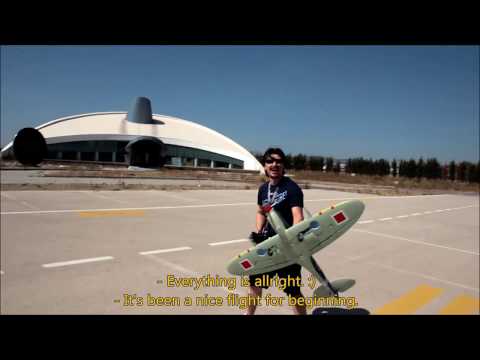 My first RC flight ever with Dynam Spitfire 1200mm (Its also the maiden flight of my spitfire) - UCzrfDBPE7Z7qliD_fc2gi1w