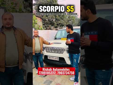 Scorpio S5 Sell🔥🔥 Rishab Automobiles Madhubani❤️.#explore #madhubani #roamingbird #secondhandscorpio