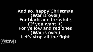 John Lennon - Happy Xmas [War Is Over] Lyrics HD
