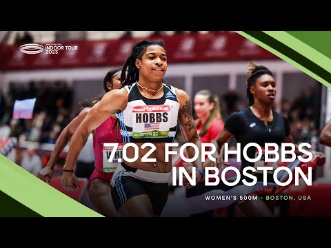 Aleia Hobbs 🇺🇸 flies to the victory in the women's 60m | World Indoor Tour 2023