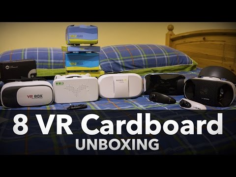 Unboxing 8 Different Google Cardboard VR Headsets - UC-DhcadsG-X9iUXta0rCDNA