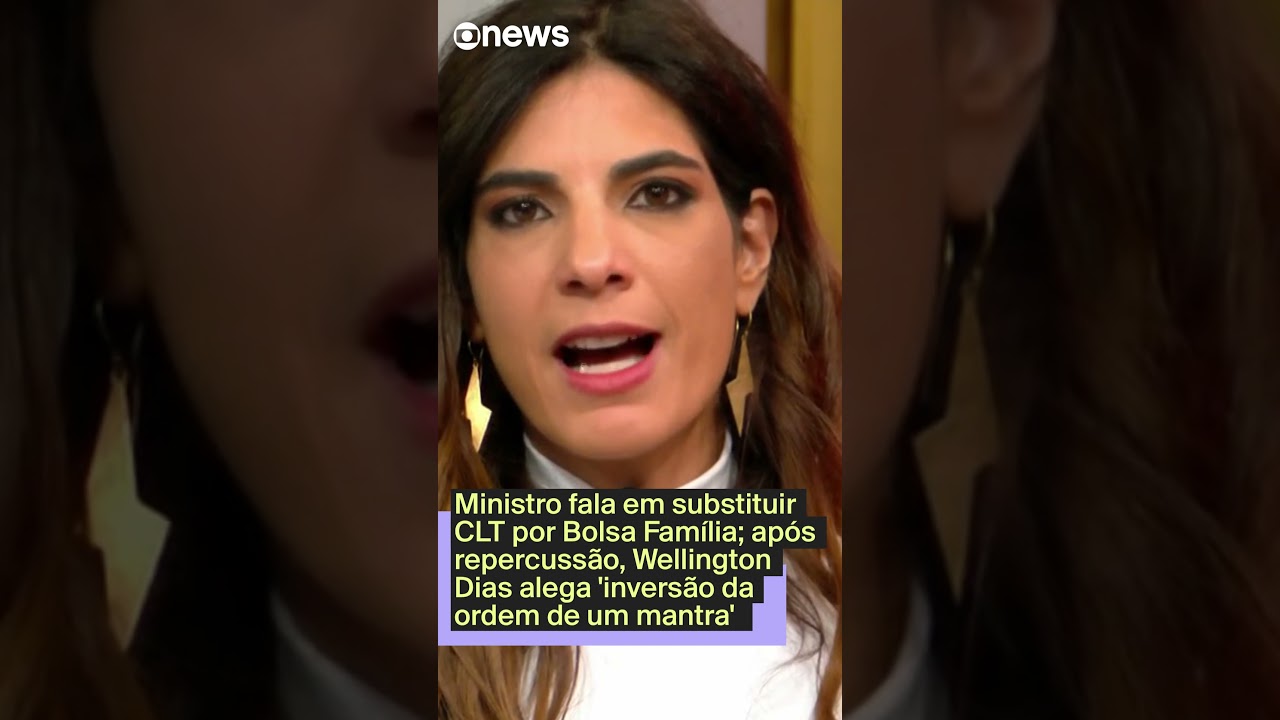 Ministro fala em substituir CLT por Bolsa Família  TV Online Ministro fala em substituir CLT por Bolsa Família