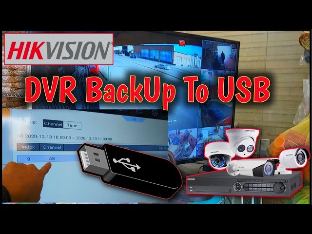 How to Backup CCTV Footage to USB
