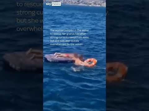 Five year old rescued on inflatable at sea
