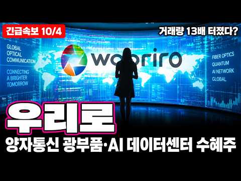 [우리로 주가전망] AI 데이터센터 광부품+양자암호통신 두 날개·<strong>130억</strong> 공급계약, 실적 턴어라운드로 증명!
