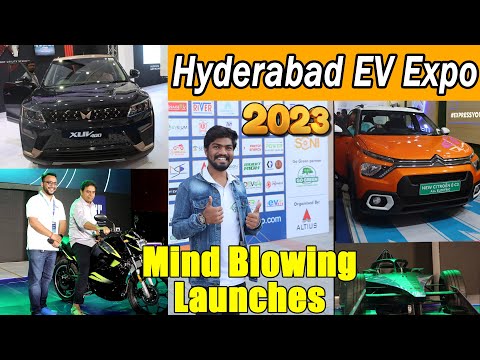 Latest Electric Vehicles Launched at EV Expo 2023 Hyderabad | Citroen eC3 | Electric vehicles india