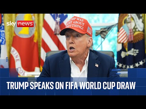 Trump announces 2026 FIFA World Cup draw will happen in Washington