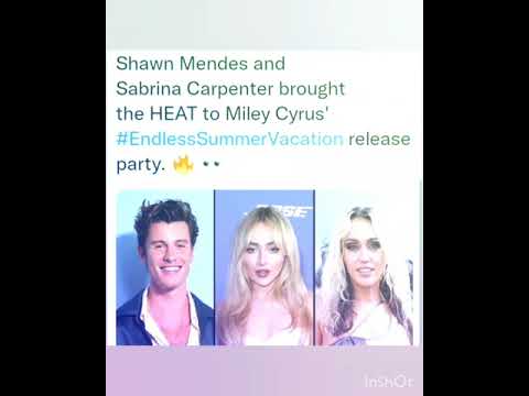 Shawn Mendes and Sabrina Carpenter brought the HEAT to Miley Cyrus' EndlessSummerVacation release.