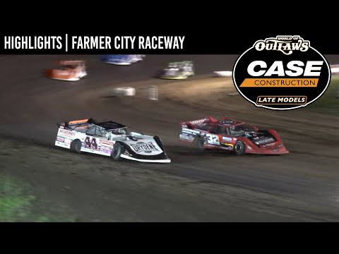 World of Outlaws CASE Construction Equipment Late Models | Illini 100 | April 13, 2024 | HIGHLIGHTS - dirt track racing video image