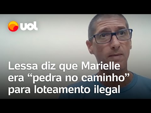 Depoimento de Ronni Lessa: Marielle era 'pedra no caminho' para loteamentos ilegais, diz ex-policial