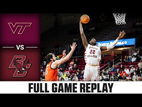 Virginia Tech vs. Boston College Full Game Replay | 2024-25 ACC Men's ...