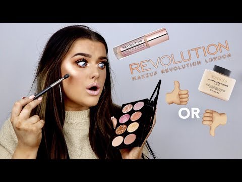 FULL FACE OF MAKEUP REVOLUTION - HIT OR MISS? | Rachel Leary - UC-Um2u0Agv8Q-OhjO6FZk1g