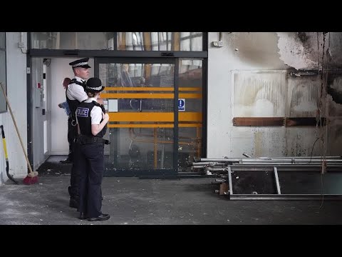 Wrecked community library defiant in face of violent UK riots | REUTERS