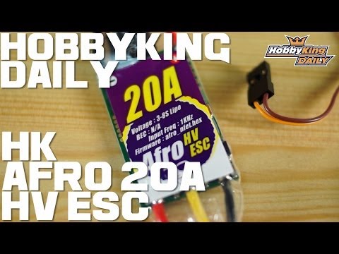 HobbyKing Daily - Afro 20A HV ESC - UCkNMDHVq-_6aJEh2uRBbRmw