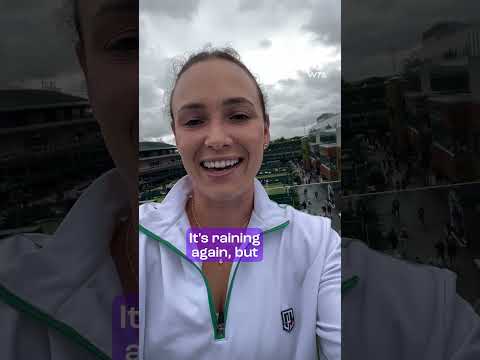 See you on Semifinal Thursday, Donna Vekic 👋🍓 #WTA #Shorts #Wimbledon #DonnaVekic