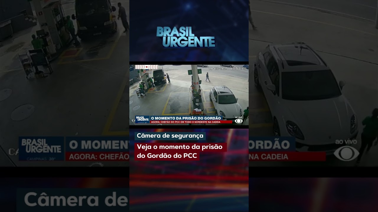 Imagens mostram o momento em que a polícia prende o Gordão chefão do PCC no Nordeste