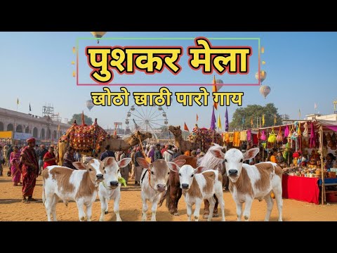 Choti choti pyari payri gay 🤩😍😍  pushkar mele  me dek ne ko mil rhi ha jaldi sa jao dekho 