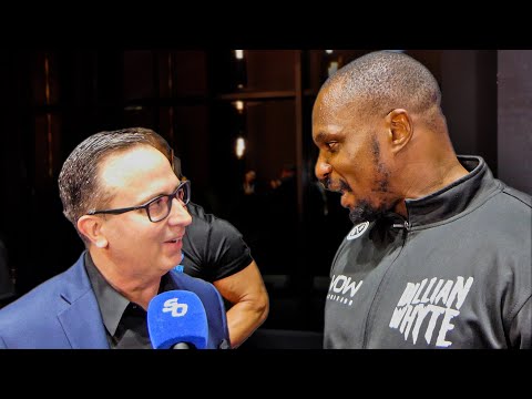 Dillian Whyte CONFRONTS ANNOUNCER AFTER WEIRD ‘BABYSNATCHER REMARK!’