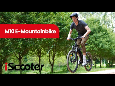 iScooter M10 E-Mountainbike | Vier Modi, Akku herausnehmbar, Schnellladung, effizient