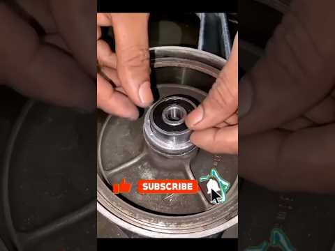 HERO HONDA BIKE FRONT WHEEL BEARING RE FITTING #modified #herohonda #shorts #video
