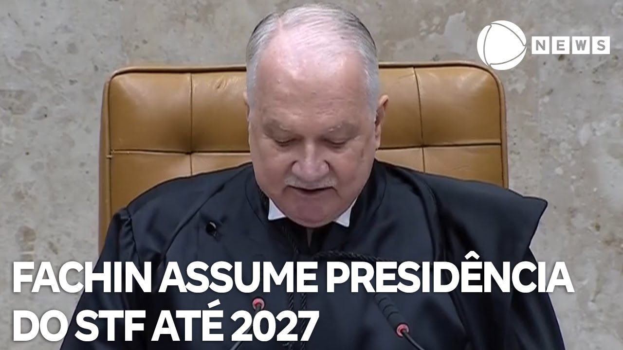 Fachin assume presidência do STF até 2027