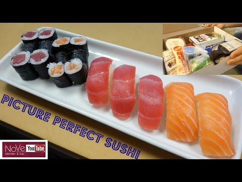 Perfectly Made Sushi Using A Sushi Kit - How To Make Sushi Series - UCbULqc7U1mCHiVSCIkwEpxw