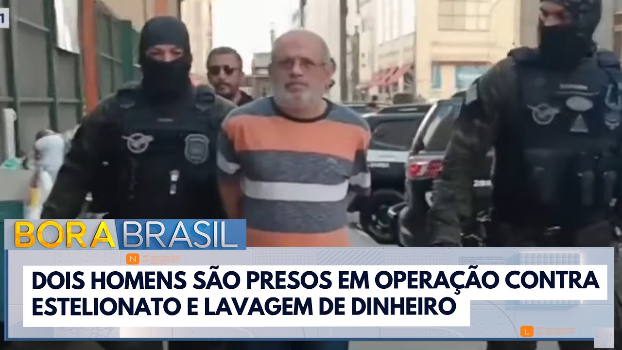 Dois homens são presos em operação contra estelionato e lavagem de dinheiro