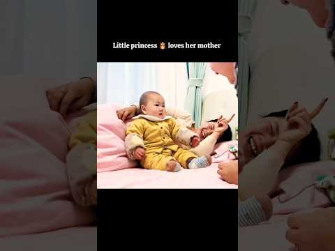 Little princess 👸 loves her mother #baby