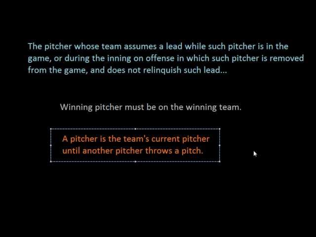 Which Pitcher Gets The Win In Baseball?